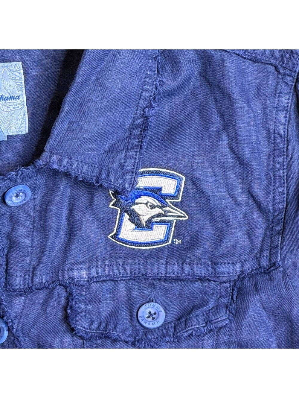 Tommy Bahama Creighton University Bluejays Linen Fringe Jacket